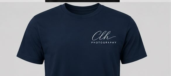 CLH Photography t-shirt, front